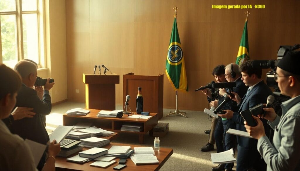 Cleitinho dá coletiva em Divinópolis após veto do Republicanos