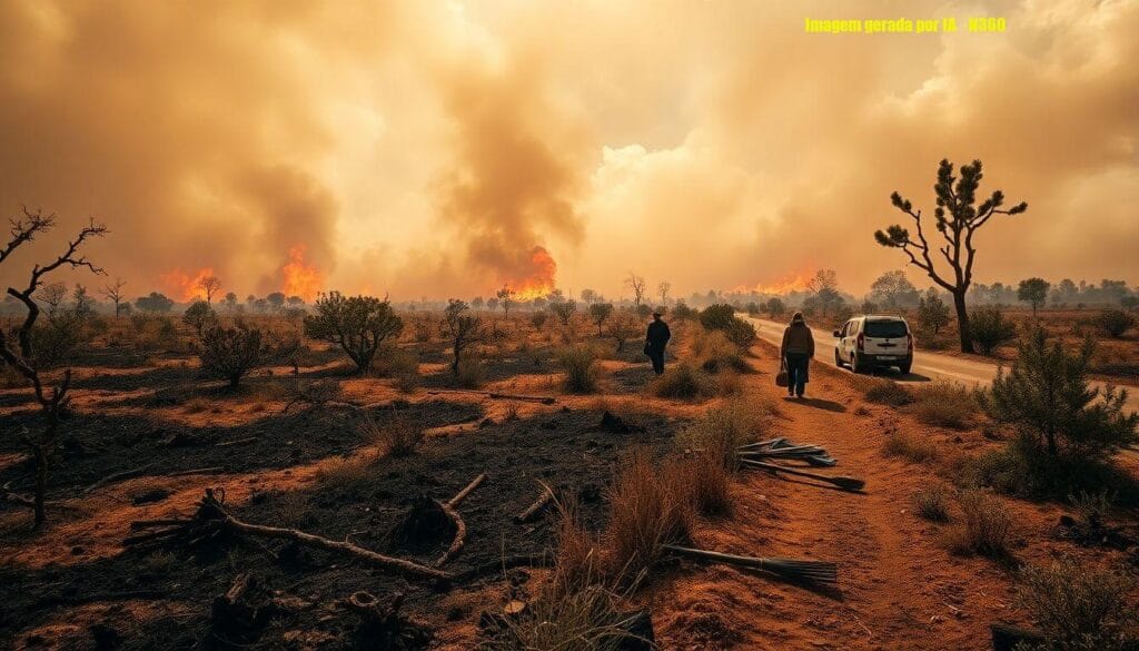 Incêndios na França e Espanha atingem temporada histórica