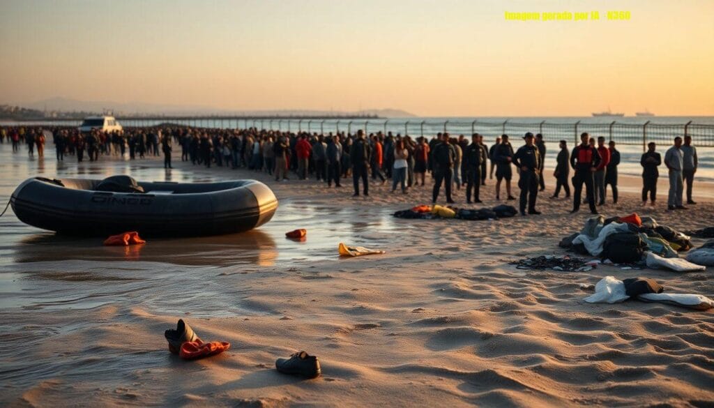 Espanha diz que 49 mil migrantes chegaram a Ceuta