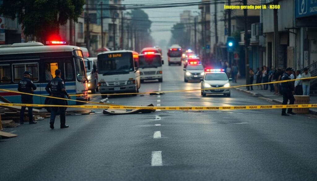 Cidade de Deus: ônibus são usados como barricadas