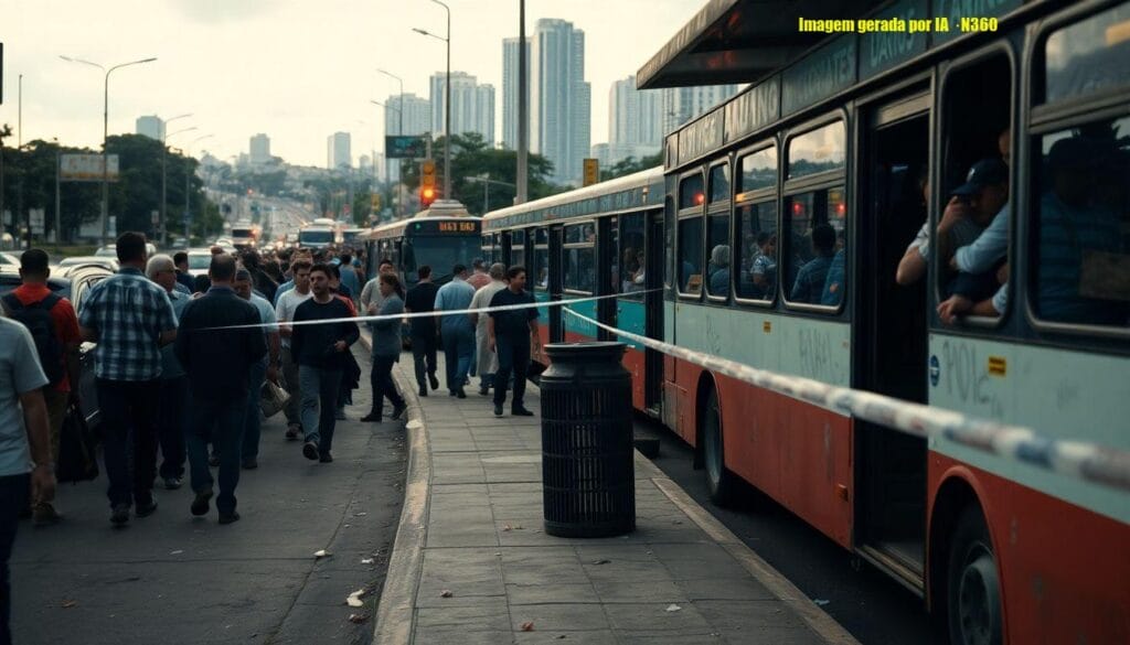 Greve de rodoviários no Rio causa filas e lotação