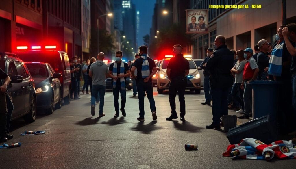 Banderazo em Atlanta termina em briga entre torcidas