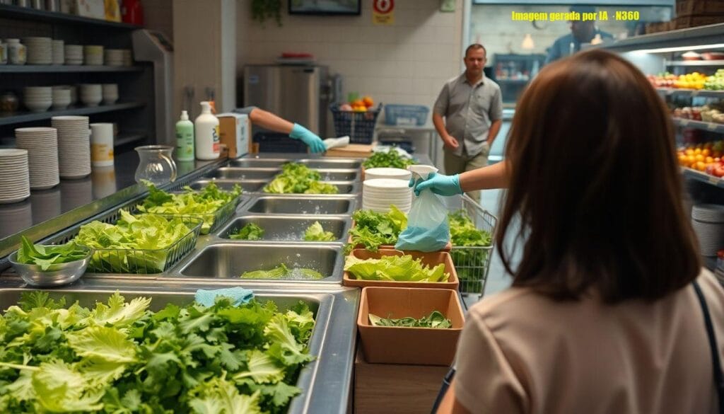 Diarreia explosiva reduz consumo de saladas