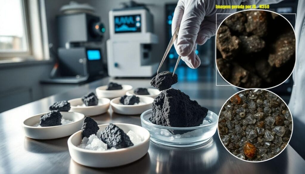 Meteorito em casa revela sinais de água e orgânicos