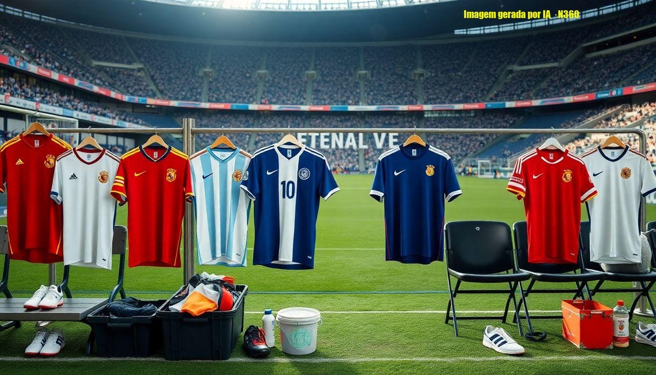 Fifa divulga uniformes para final e 3º lugar