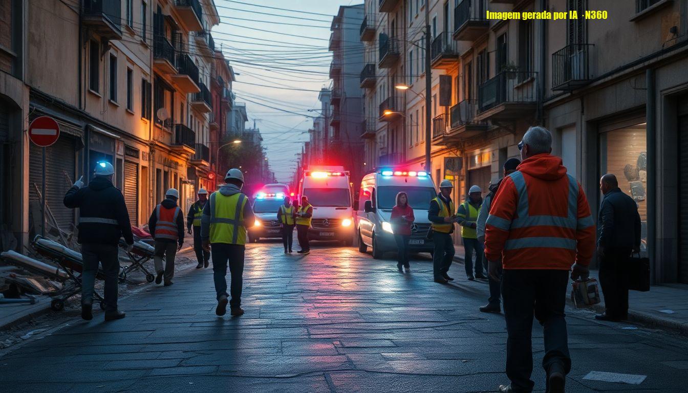 Terremoto no sul da Itália causa apagões e danos