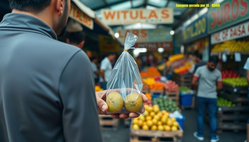 Dois kiwis por R$ 95 no Mercadão de SP