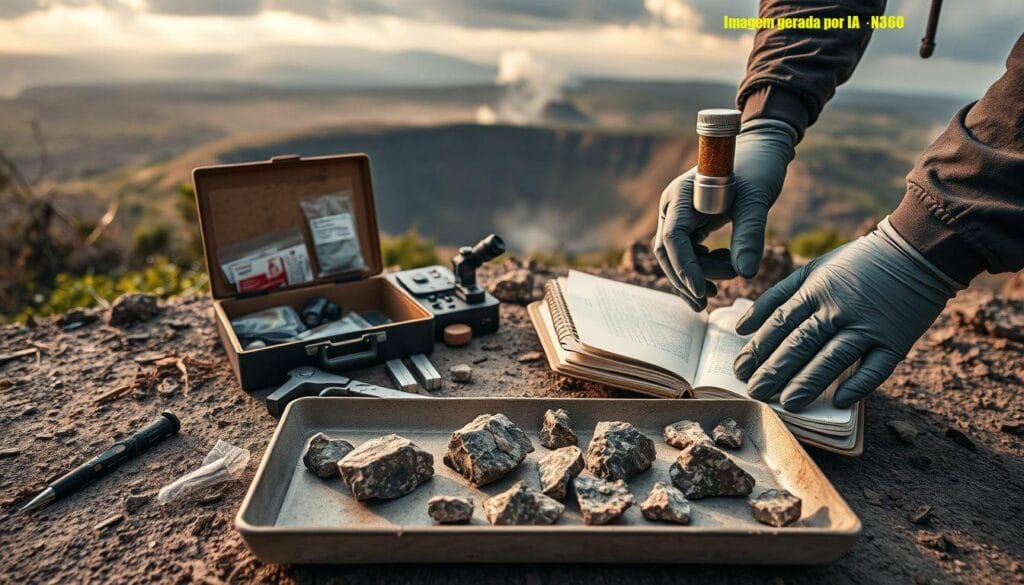 Mineral reforça hipótese sobre origem da cratera em Parelheiros