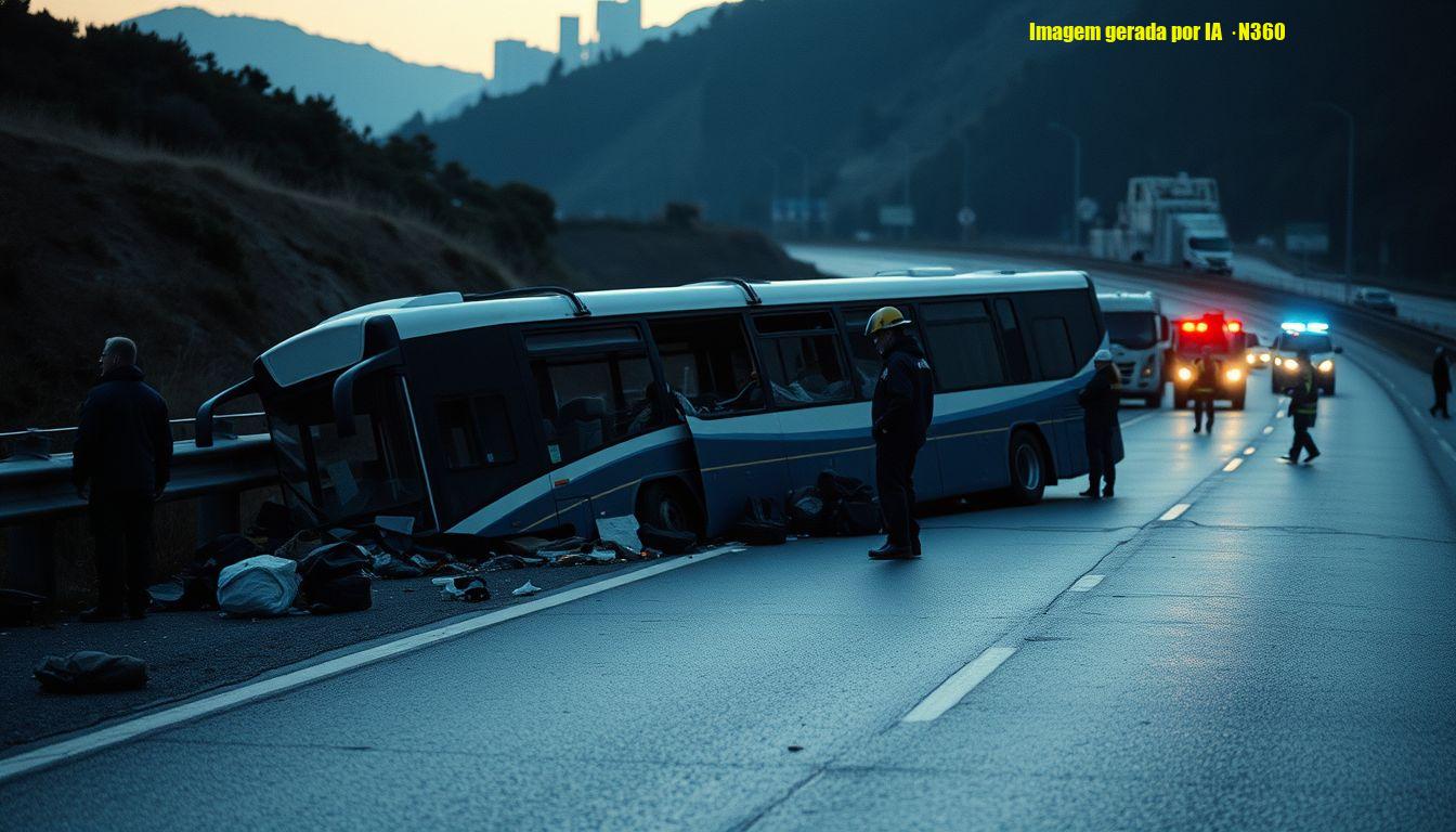 Acidente em Petrópolis: ANTT diz que ônibus era clandestino