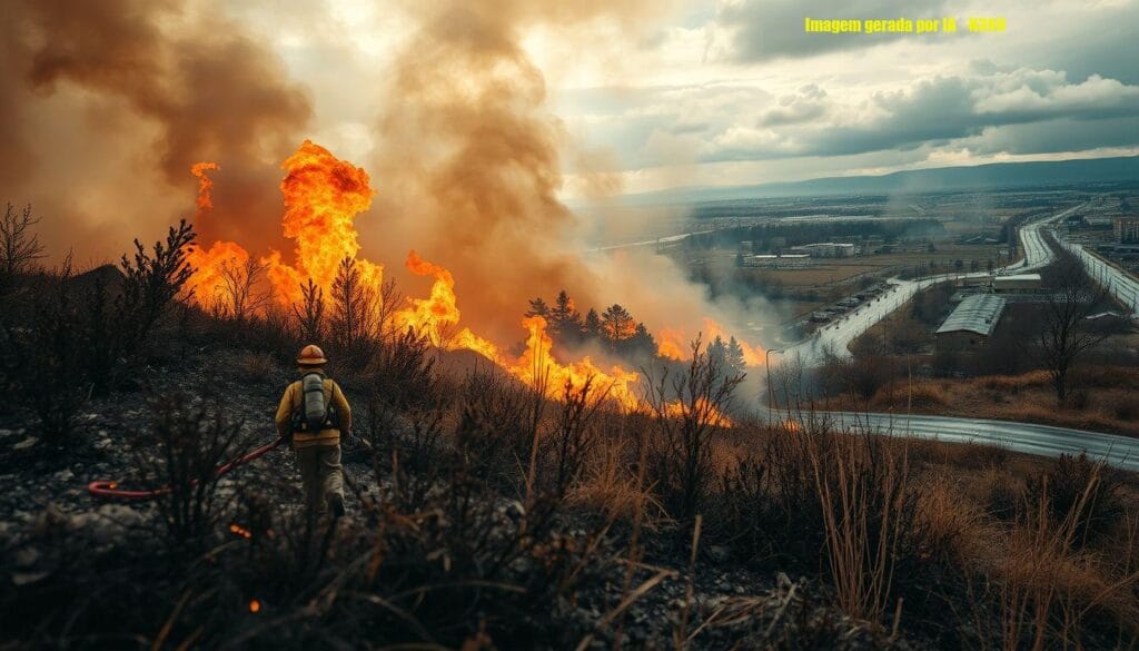 Europa enfrenta incêndios florestais em vários países