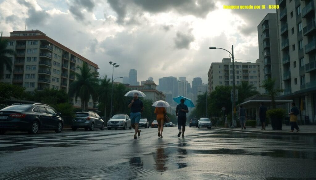 Previsão indica chuva em Belo Horizonte neste sábado