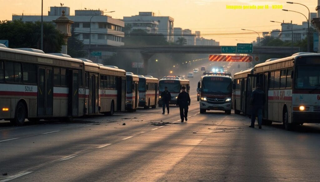 Bandidos sequestram 14 ônibus na Zona Sudoeste do Rio