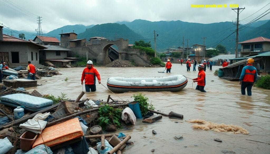 ‘Seria impossível fugir’: enxurrada devasta Trishuli