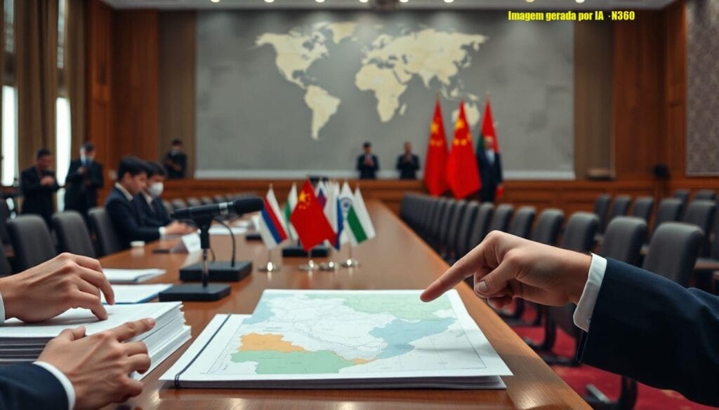 Xi Jinping e Vladimir Putin se encontram na cúpula da SCO