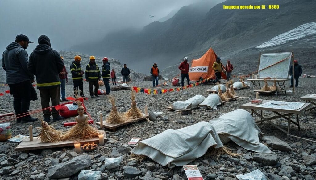 Funerais simbólicos por desaparecidos no Nepal