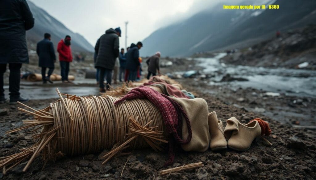 Sem corpos, famílias celebram funerais simbólicos no Nepal