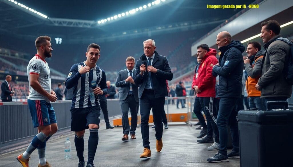 Provocações marcam zona mista após Gre-Nal 454