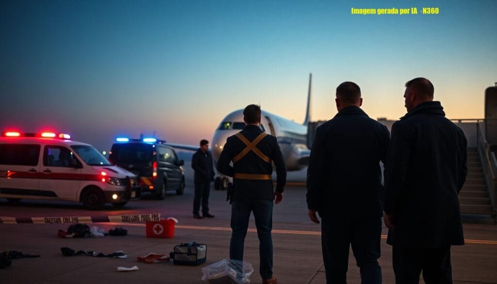 Passageiro preso após avião desviado para Baltimore