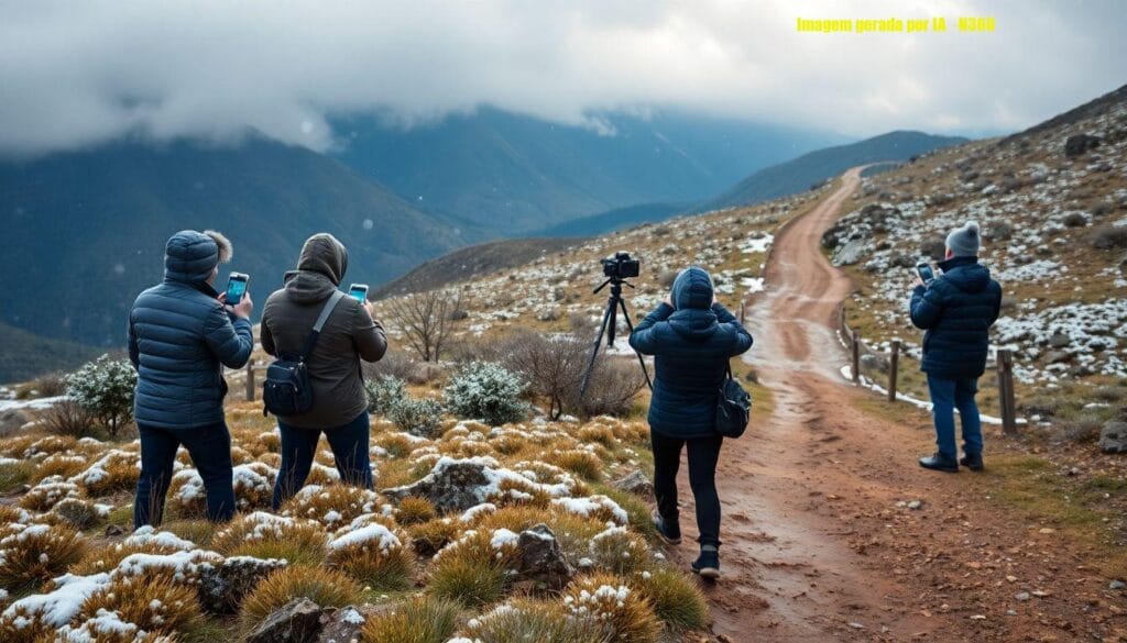VÍDEO: Serra do RS registra neve neste domingo