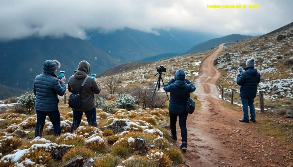 VÍDEO: Serra do RS registra neve neste domingo