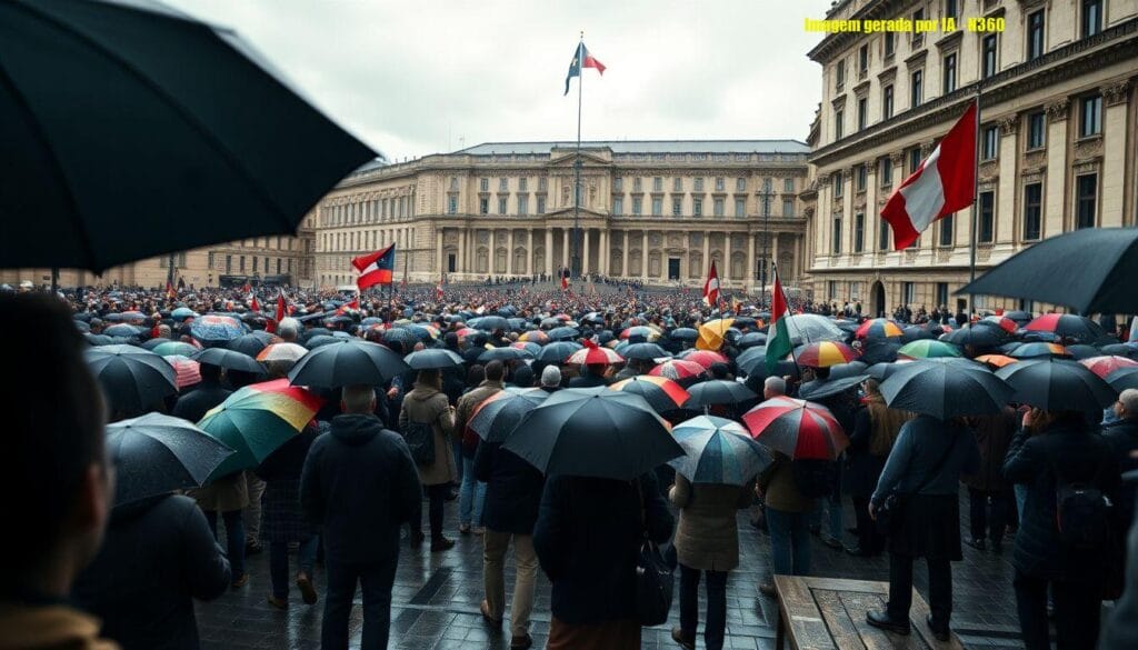 Em BH, ato na Praça da Liberdade pede 'Fora Lula'