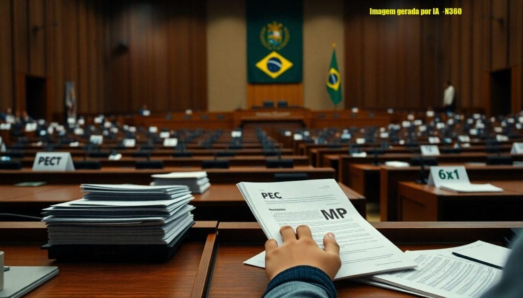 Congresso debate fim do 6x1, PEC da Segurança e taxa