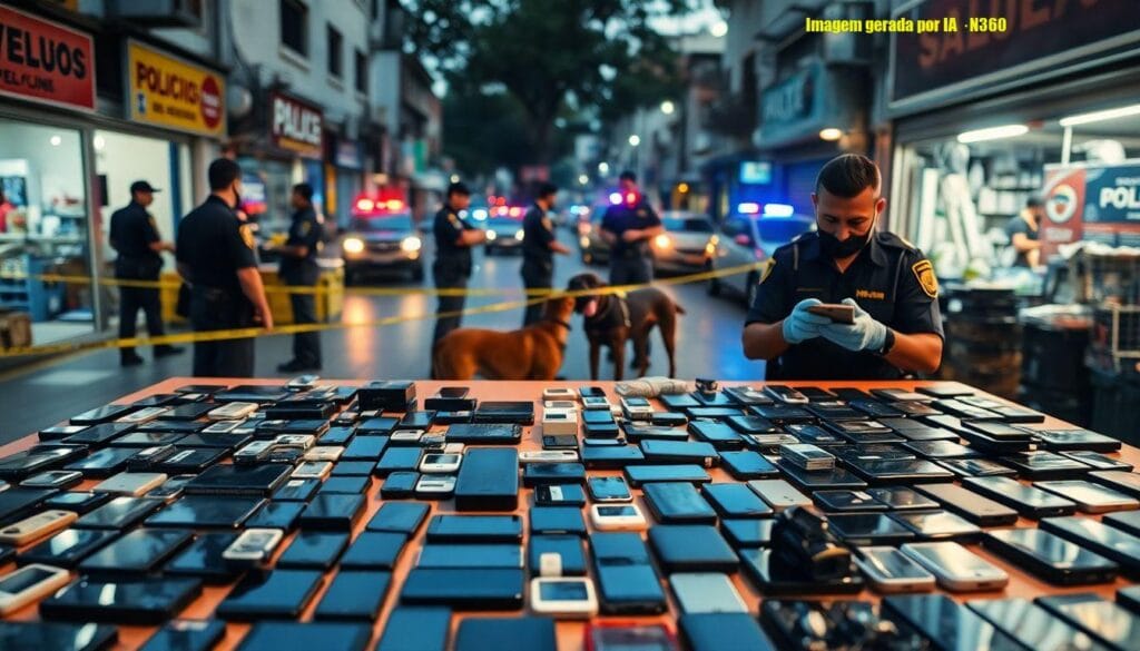 Megaoperação mira máfia de celulares em SP