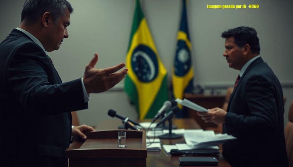 Lula interrompe Leite ao citar transposição