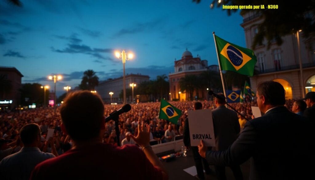 Lula participa de ato com Leandro Grass em Ceilândia