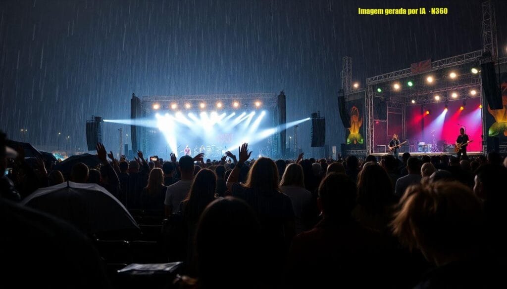 Chuva e peso feminino marcam fim do Rock in Rio