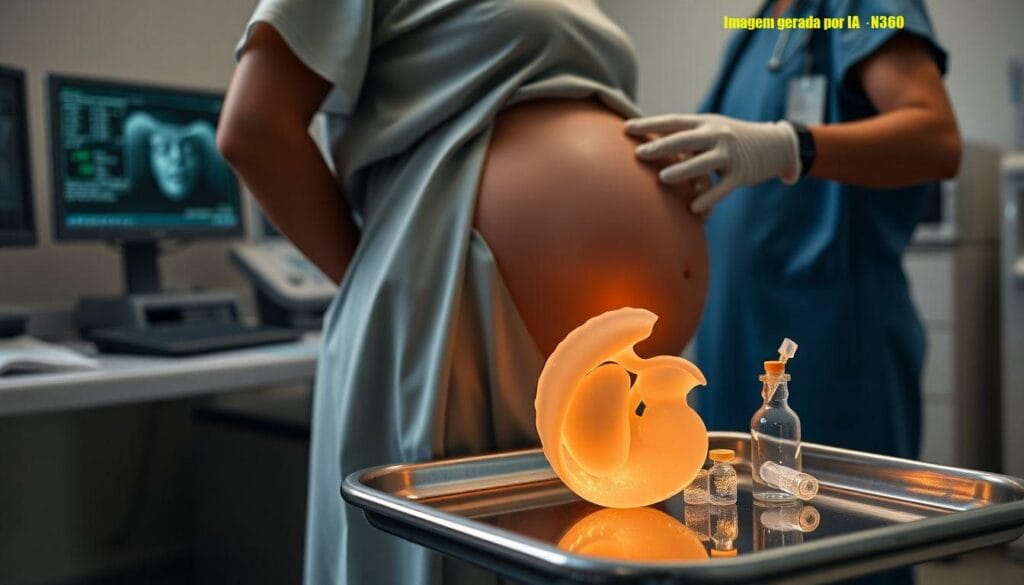 Anticorpos maternos que atravessam a placenta