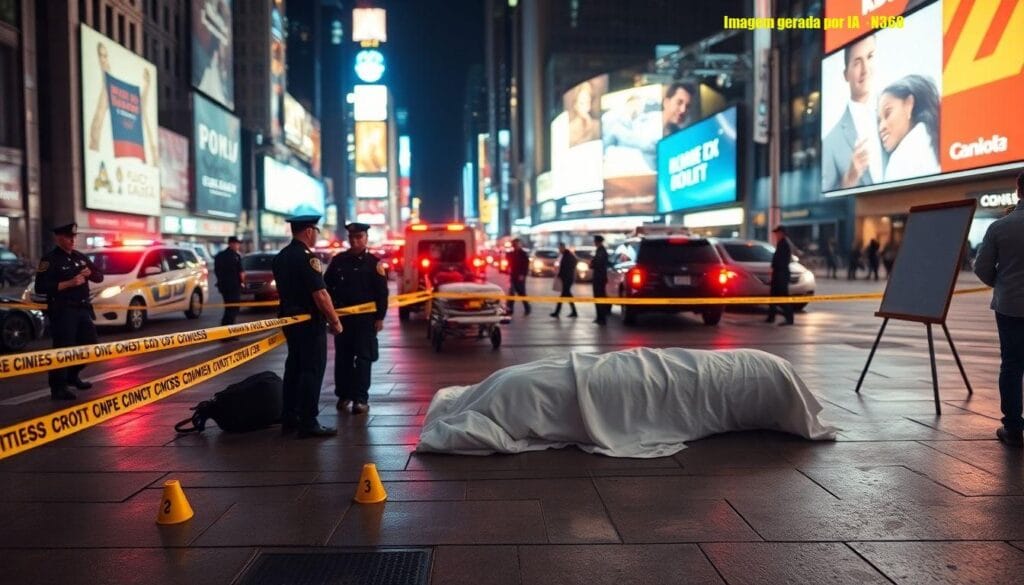 Ataque a faca em Times Square deixa uma morta e um ferido