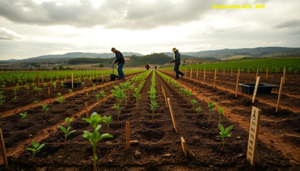 Fernanda Rodrigues transforma fazenda em refúgio e planta milhares